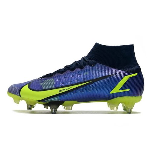 Nike Mercurial Superfly 8 Elite SG-PRO AC Recharge - Neonblauw Navy_2.jpg